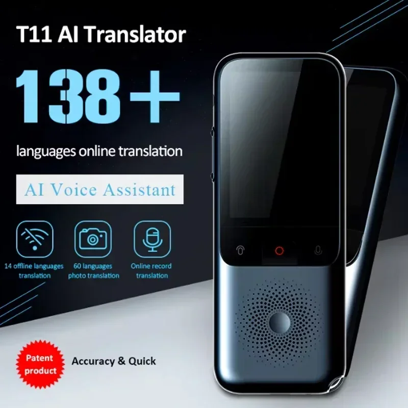 Photography With Ai - T11 Smart Translator 138 Language Offline