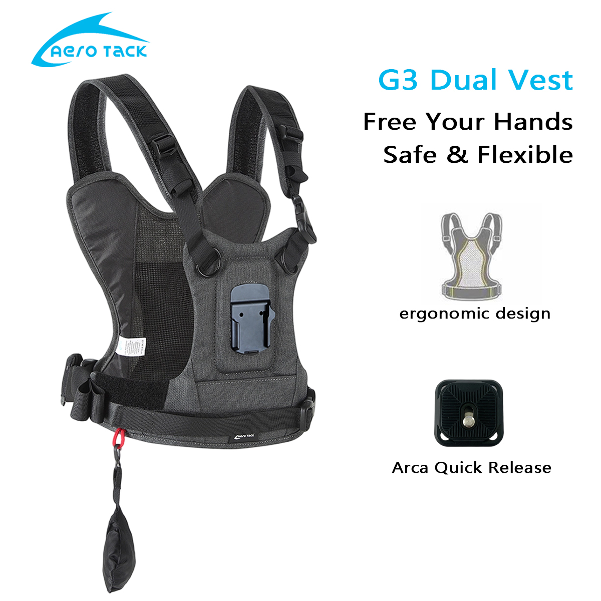 Aero Tack G3 Camera Strap,Doub - Photography Vest review and price