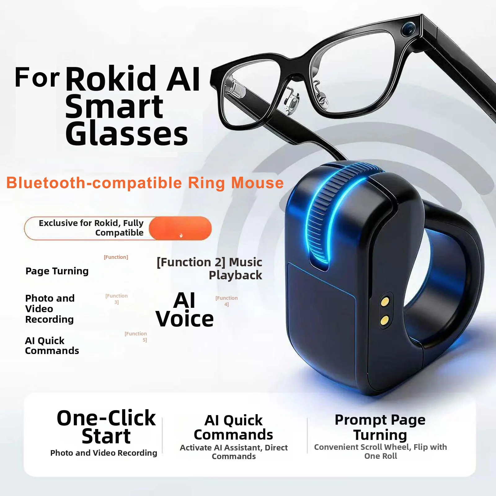 Ring Controller For Rokid AI S - Photography With Ai review and price