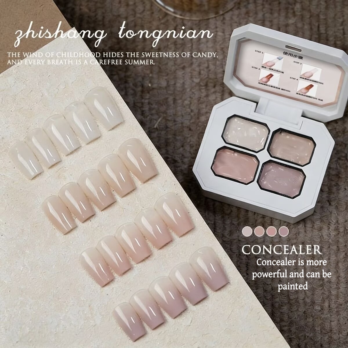 4 Colors Concealer Popular Nud - Photography Design review and price