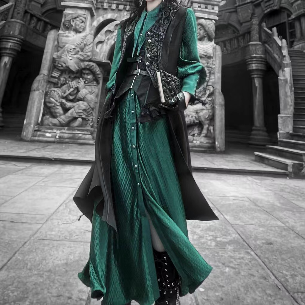 Dark Black Gothic Style Lolita - Photography Vest review and price