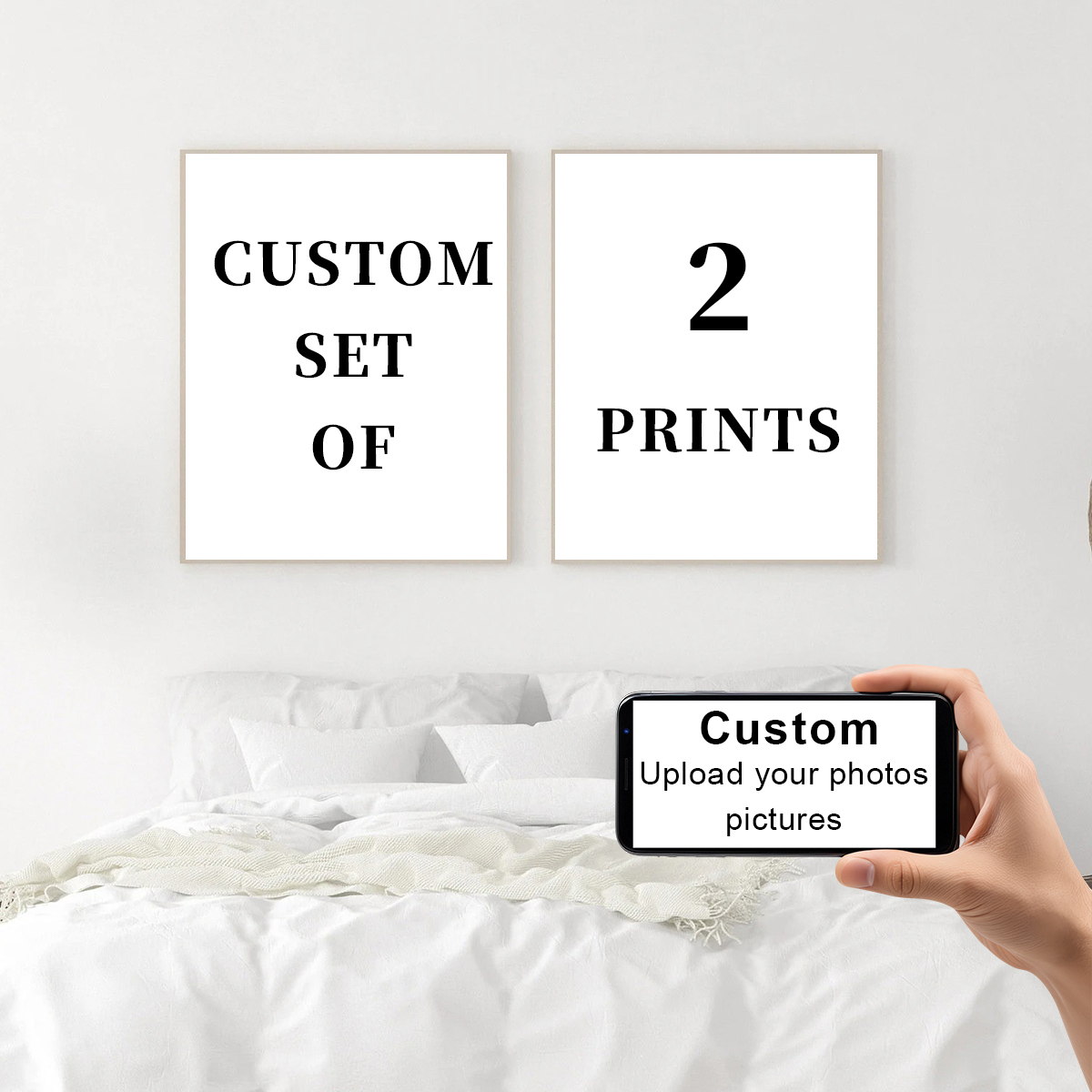 2pcs/set Custom Canvas Prints  - Photograph Lyrics review and price