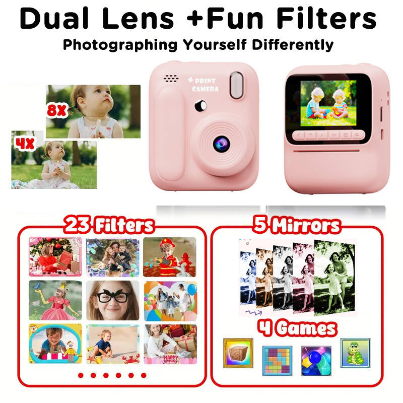 Color Printing Camera Kids Ins - Photography And Videography review and price