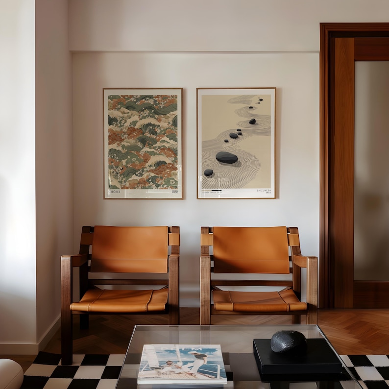 2pcs Japandi Zen Canvas Wall A - Photography Design review and price