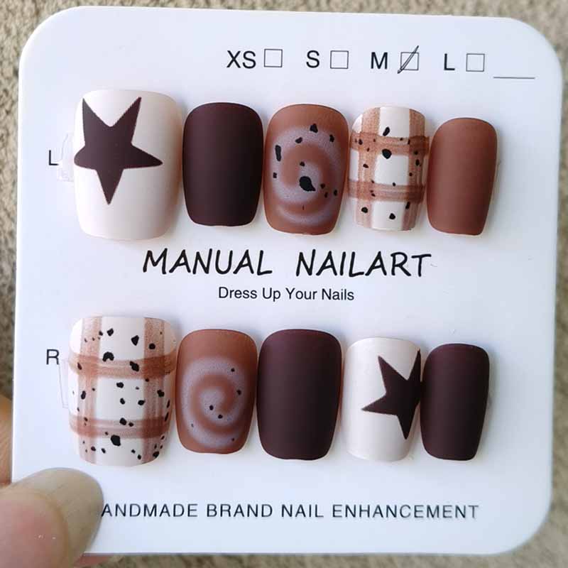 10Pcs Autumn and Winter Nail A - Photography Design review and price