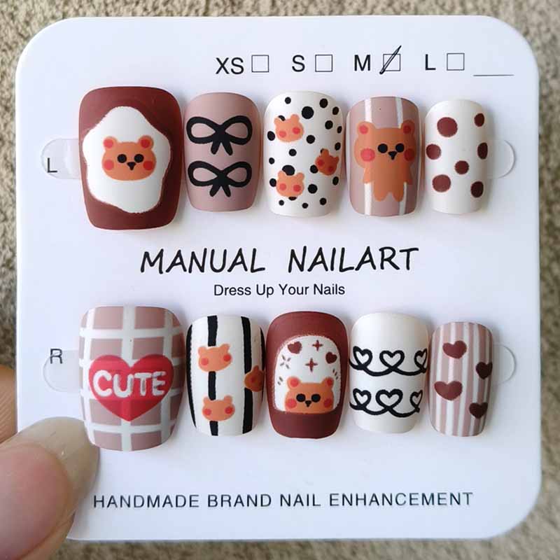 10Pcs Autumn and Winter Nail A - Photography Design review and price