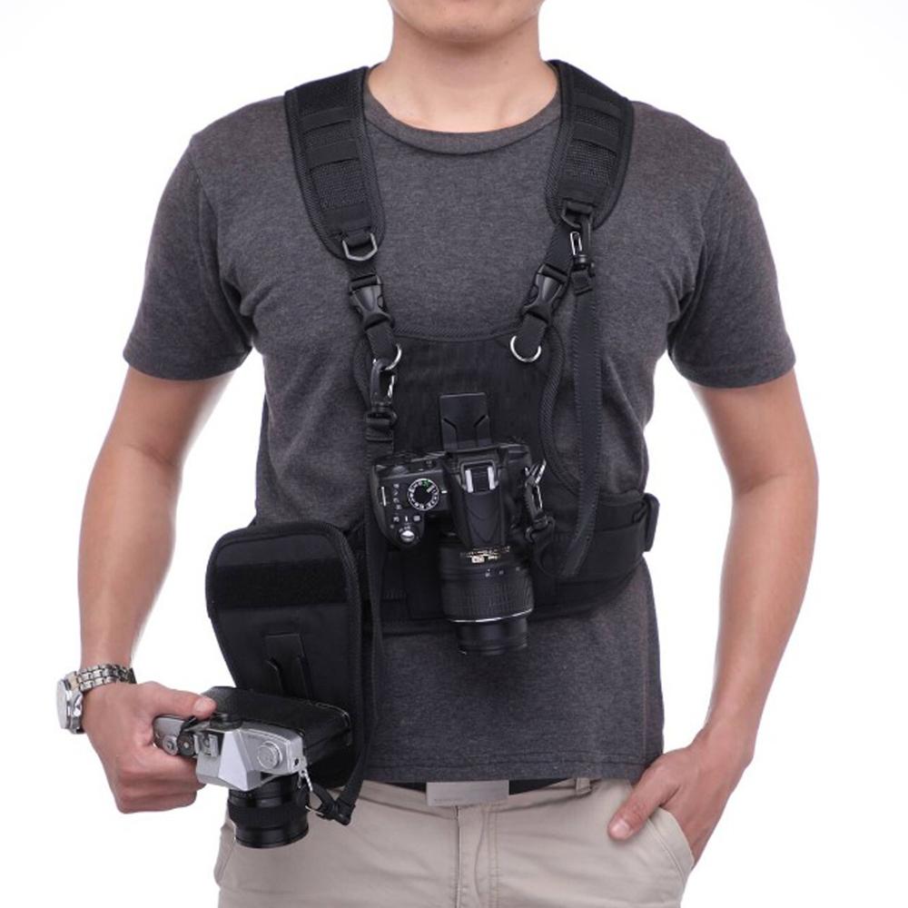 Carrying 2 DSLR Camera Double  - Photography Vest review and price