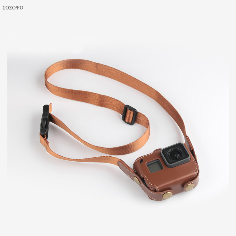 3 colors Protective case PU Ba - Camera Strap Leather review and price