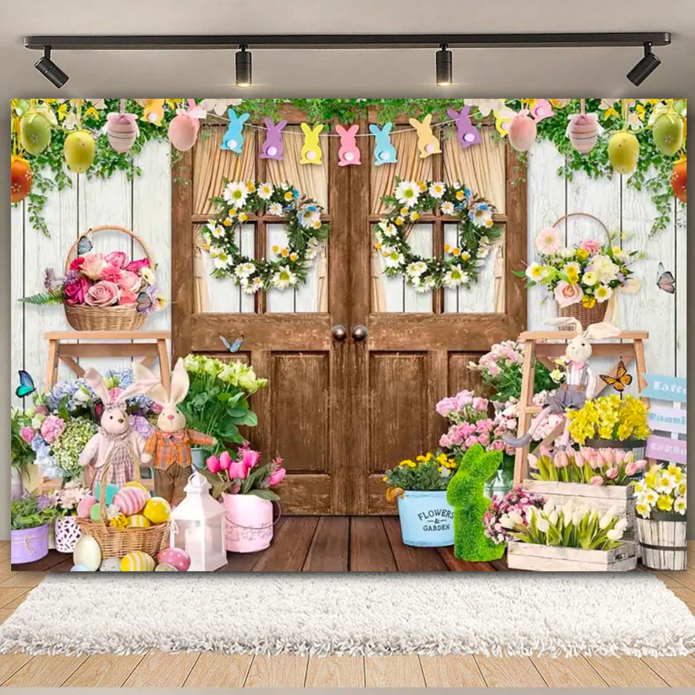 Happy Easter Backdrop Photogra - Photography With Ai review and price