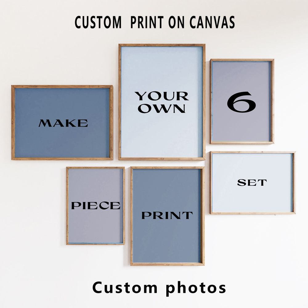 6pcs/set Custom Canvas Prints  - Photograph Lyrics review and price