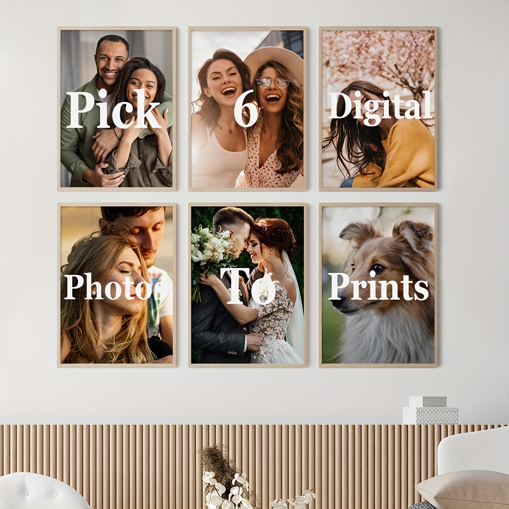 6pcs/set Custom Canvas Prints  - Photograph Lyrics review and price